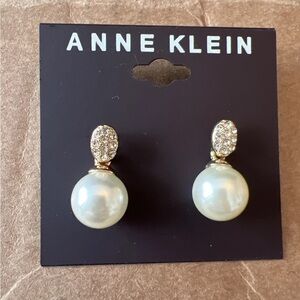 Anne Klein Gold Stud Earrings